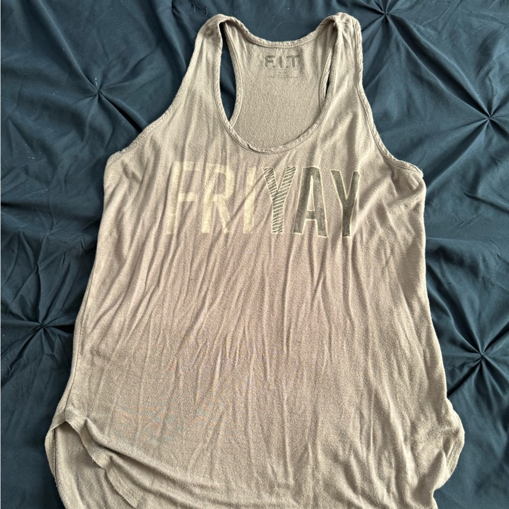 Workout tank tol